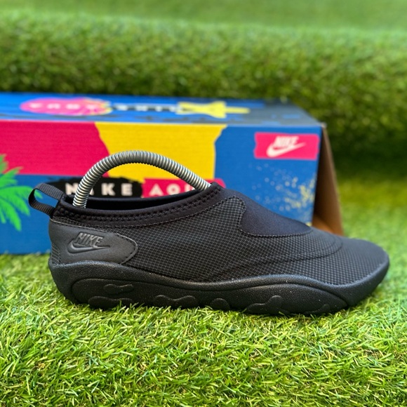 Nike Aqua Turf Black Off Noir Women's Shoes Size 8 9 US Authentic Sneakers - Picture 6 of 7